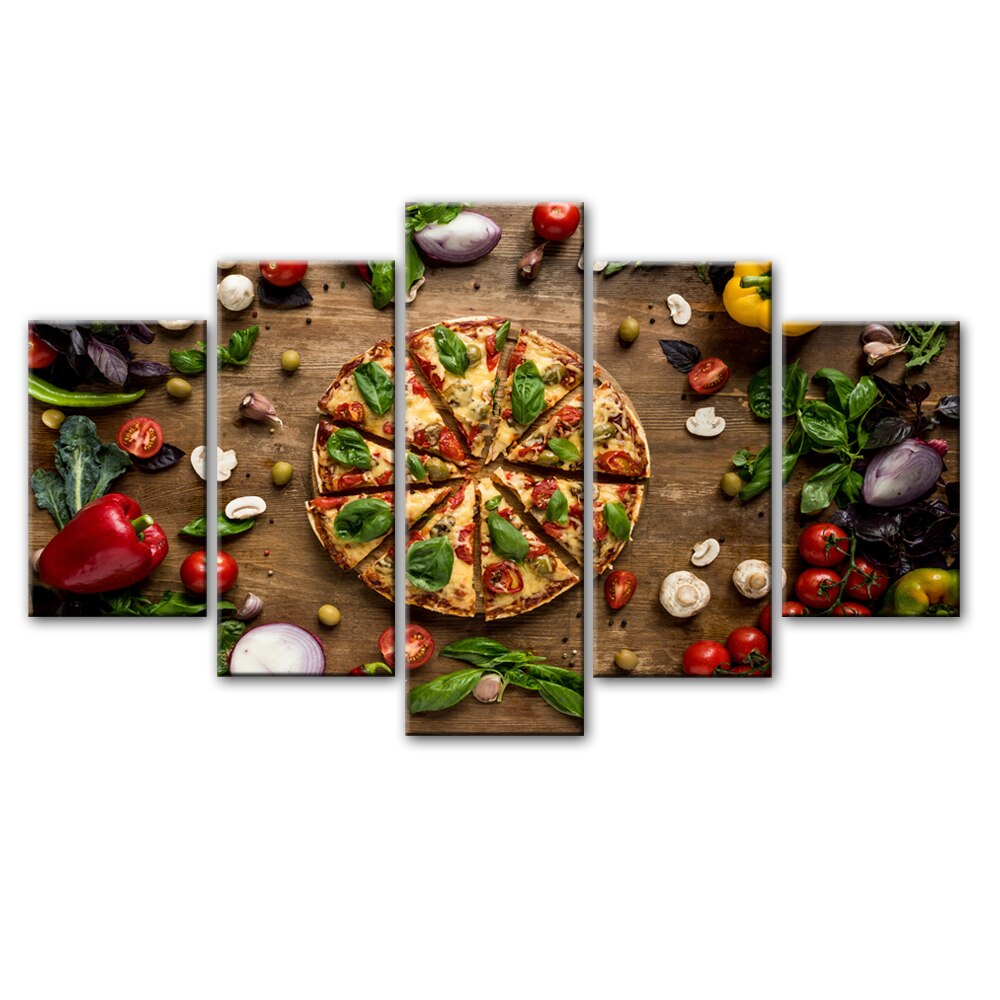 Pizza Wall Art Canvas