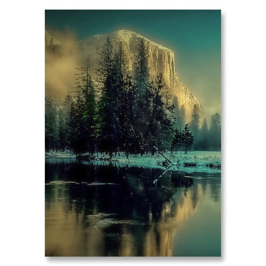 Forest Lake Canvas Art