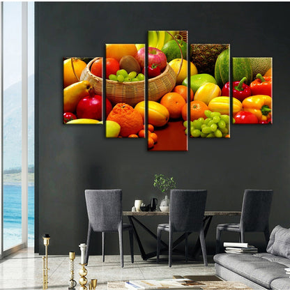 Kitchen Theme Fruits Canvas Art