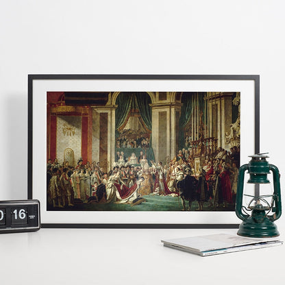 Coronation of Napoleon I by Jacques-Louis David Canvas Art