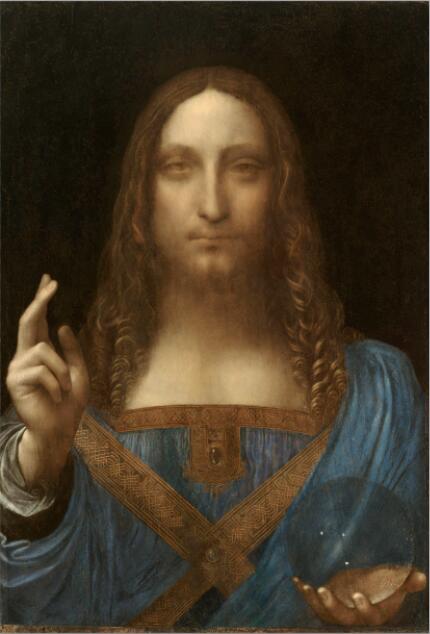 Salvator Mundi By Leonardo Da Vinci Wall Art Canvas