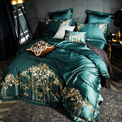 Oracle Luxury Embroidery Duvet Cover Bedding Set