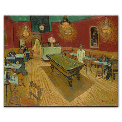 The Night Cafe by Vincent van Gogh Canvas Art