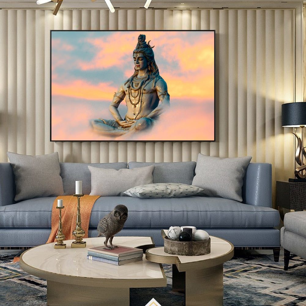 Lord Shiva Wall Art Canvas