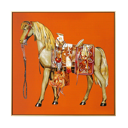 Saudi Classic Horse Canvas Art