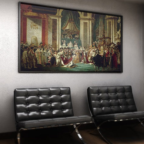 Coronation of Napoleon I by Jacques-Louis David Canvas Art