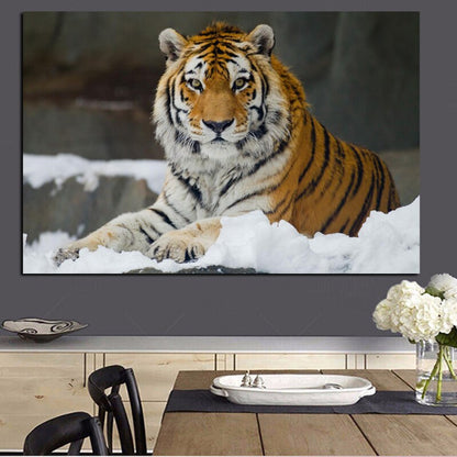 Wild Tiger Wall Art Canvas