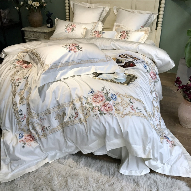 Florecian Egyptian Cotton Luxury Duvet Cover Bedding Set