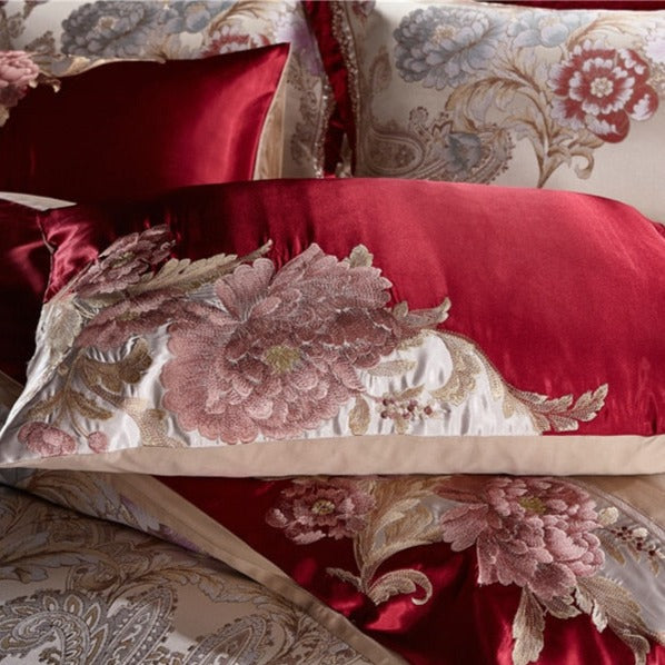 Eleanor Luxury Jacquard Duvet Cover Bedding Set