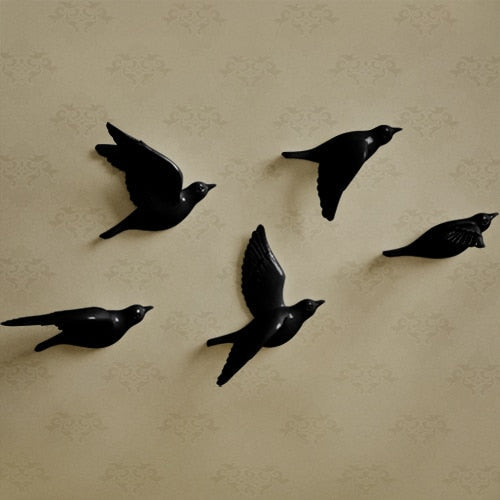 Birds Wall 3D Sticker Figurine