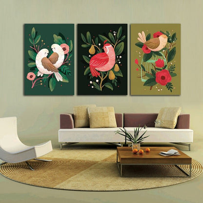 Auspicious Bird Canvas Art