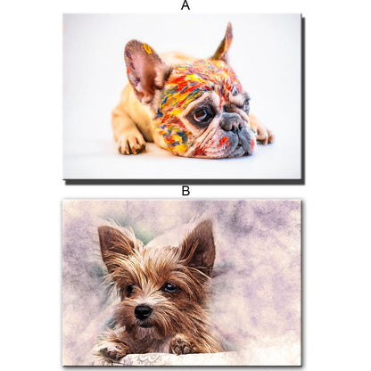 French Bulldog Wall Art Poster Canvas