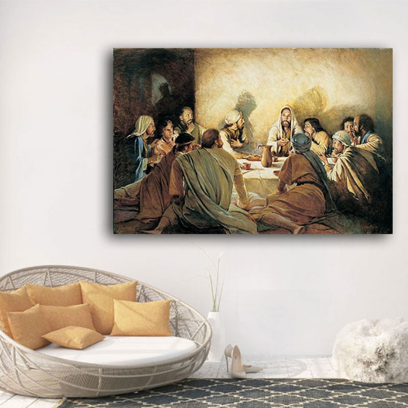 Risen Jesus And His Disciples Painting Canvas Art