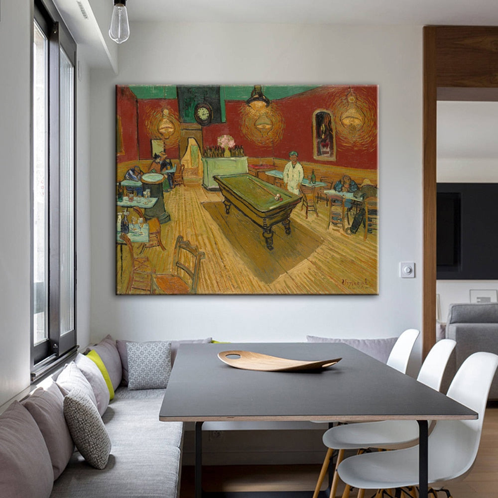 The Night Cafe by Vincent van Gogh Canvas Art