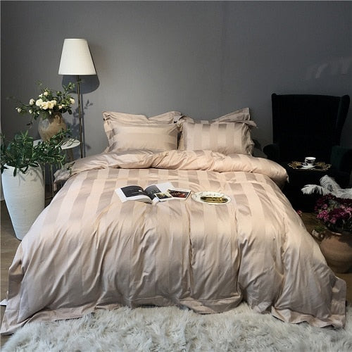 Travertine Egyptian Cotton Duvet Cover Bedding Set