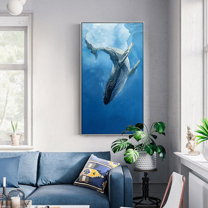 Sea Whale Canvas Art