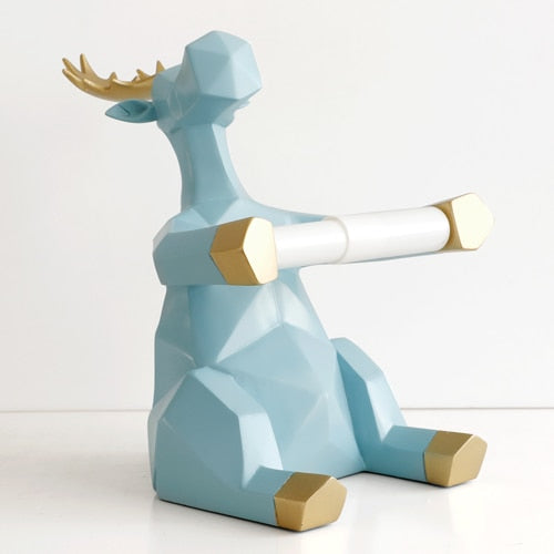 Animal Toilet Paper Holder Statue