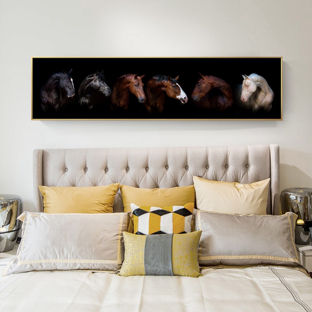 Horses Wall Art Canvas