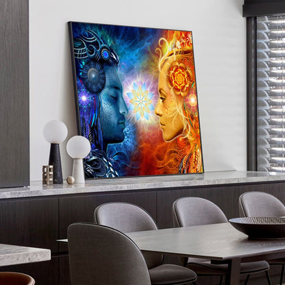 Tantra Shiva And Shakti Canvas Art