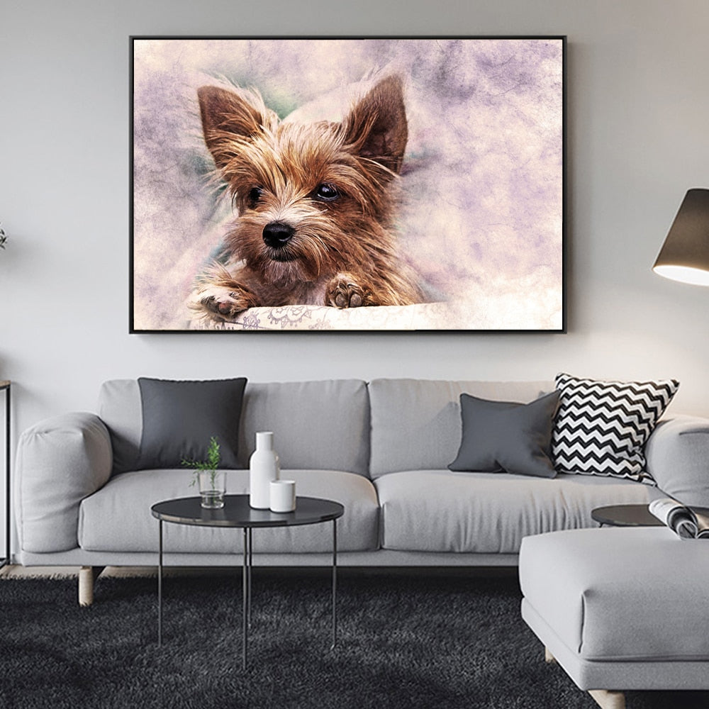 French Bulldog Wall Art Poster Canvas