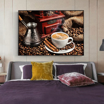 Coffee Wall Art Kitchen Canvas