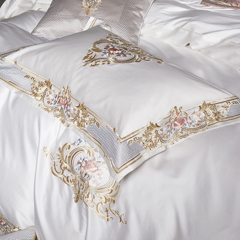 Estelle Luxury Egyptian Cotton Duvet Cover Bedding Set