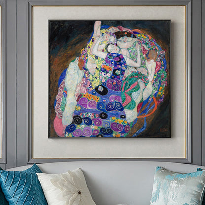 The Virgin By Gustav Klimt Wall Art Canvas