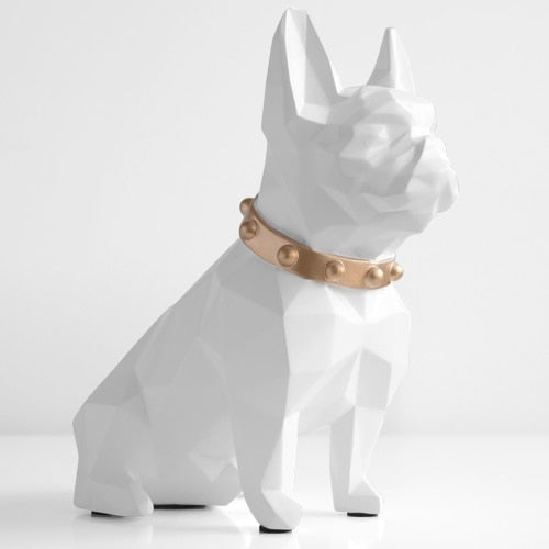 Bulldog Coin Bank Statue