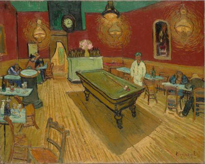 The Night Cafe by Vincent van Gogh Canvas Art