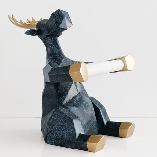 Animal Toilet Paper Holder Statue