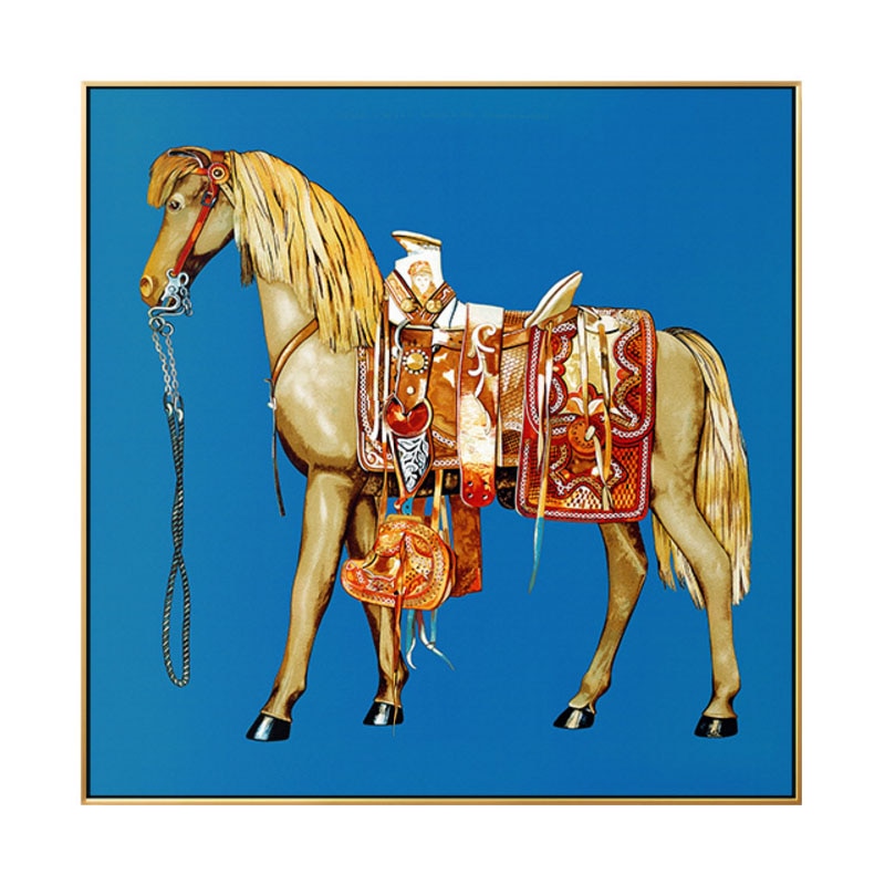 Saudi Classic Horse Canvas Art