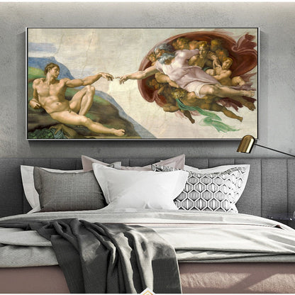 Creation of Adam Canvas Art