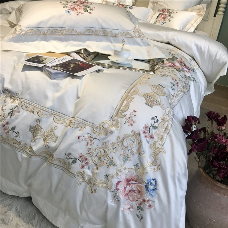 Florecian Egyptian Cotton Luxury Duvet Cover Bedding Set