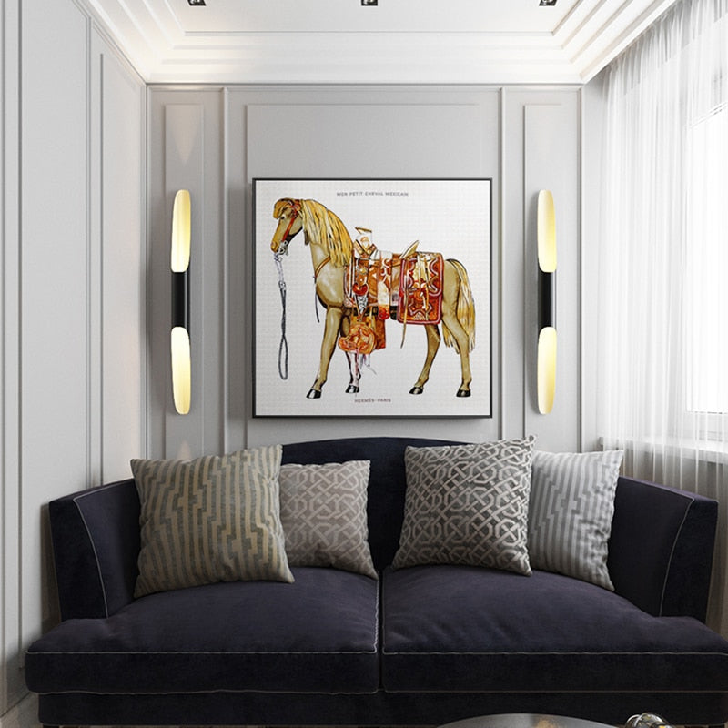 Saudi Classic Horse Canvas Art