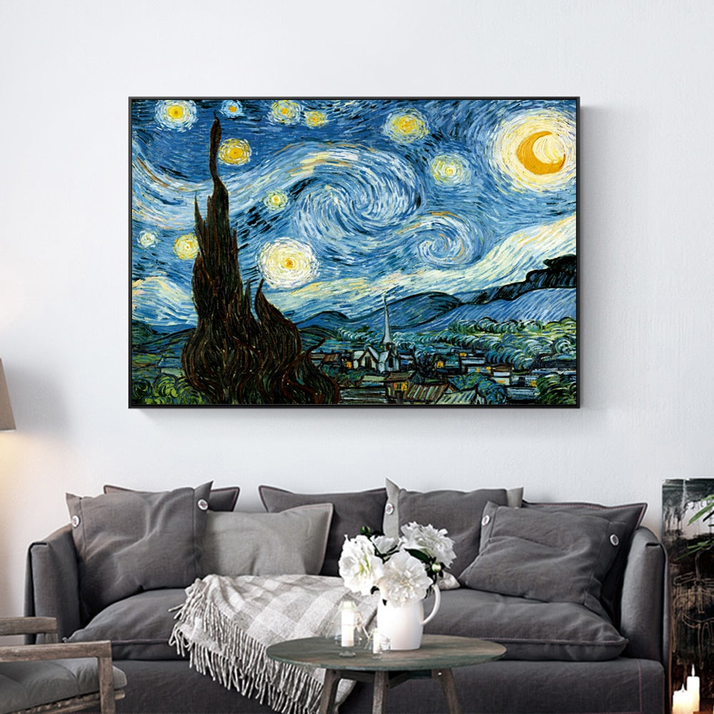 Starry Night by Van Gogh Canvas Art