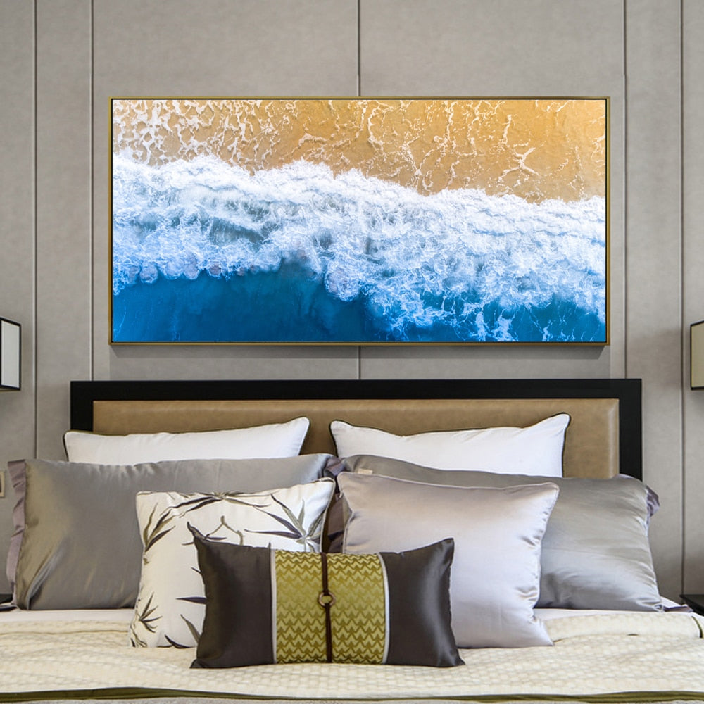 Abstract Wave Canvas Art