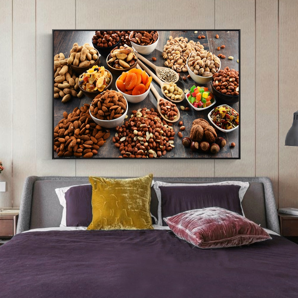 Kitchen Theme Bread Canvas Art