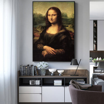 Smile Of Mona Lisa Canvas Art