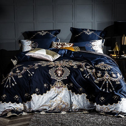 Mirage Luxury Embroidery Duvet Cover Bedding Set