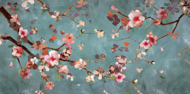 Almond Blossom Flowers Canvas Art