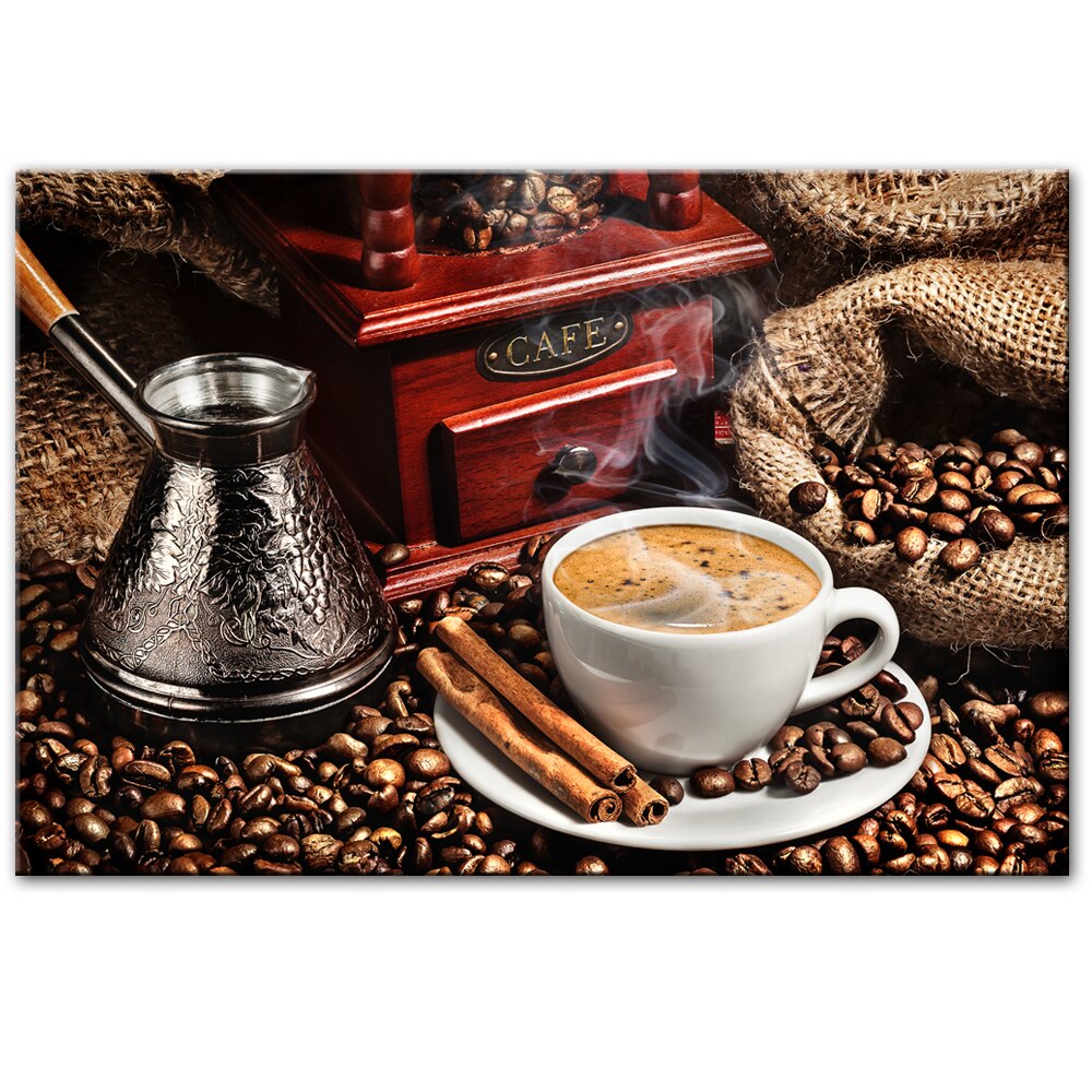 Coffee Wall Art Kitchen Canvas