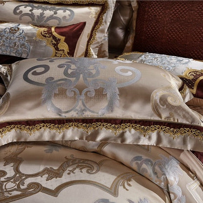 Victoria Luxury Jacquard Duvet Cover Bedding Set