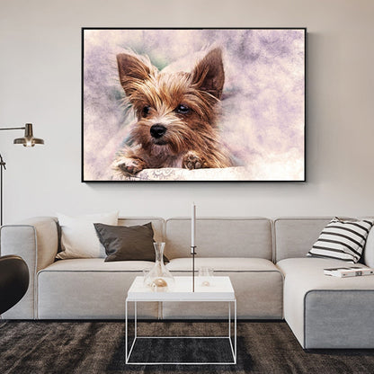 French Bulldog Wall Art Poster Canvas