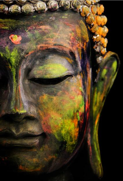 Buddha Face Wall Art Canvas