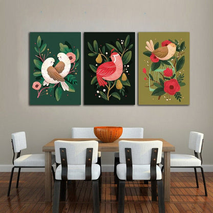 Auspicious Bird Canvas Art