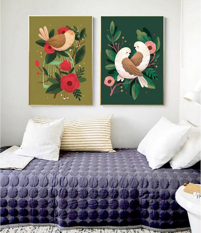 Auspicious Bird Canvas Art