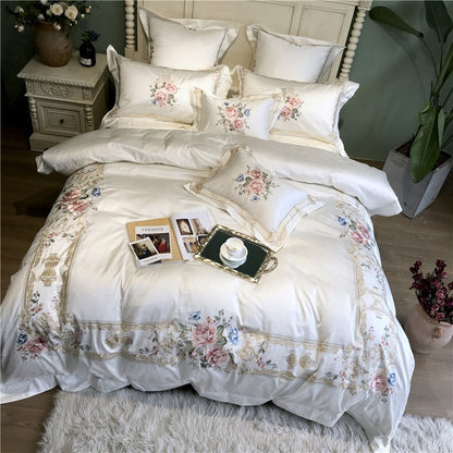 Florecian Egyptian Cotton Luxury Duvet Cover Bedding Set