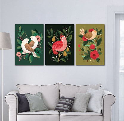 Auspicious Bird Canvas Art