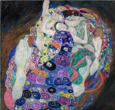 The Virgin By Gustav Klimt Wall Art Canvas