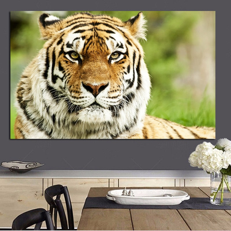 Wild Tiger Wall Art Canvas